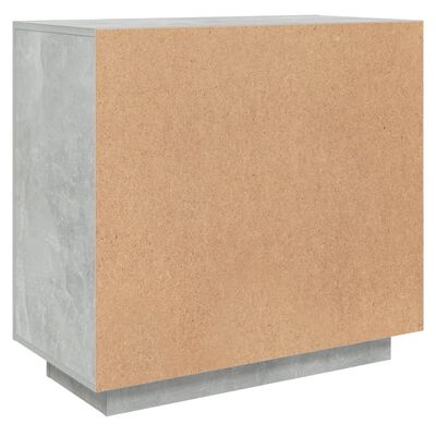 vidaXL Sideboard Concrete Gray 31.5"x15.7"x29.5" Engineered Wood