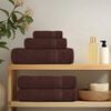 vidaXL Bath Towel Set of 10 Brown 100% Cotton Large Bath Towel
