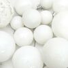 vidaXL Christmas Bauble Set Set of 111 White Polystyrene (PS)