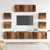 vidaXL TV Cabinet Set Old Wood Engineered Wood TV Cabinet Set