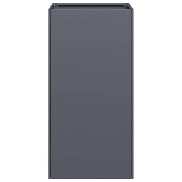 vidaXL Planter Anthracite Cold-rolled steel Large Decorative Inlays