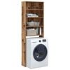vidaXL Washing Machine Cabinet Old Wood 25.2x9.4x74.8"