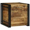 vidaXL Storage Box 19.69 x 19.69 x 19.69 in Rough Mango Wood