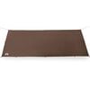 vidaXL Camping Tarp Brown 199.2x120.5" Waterproof