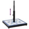 vidaXL Parasol Base Blue and White Powder-coated iron, ceramic Medium