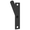 vidaXL Flag Pole Holder Black 10.5 x 7.5 x 0.2 cm Steel