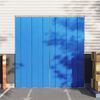 vidaXL Door Curtain Blue 11.81"x0.1" 82' PVC
