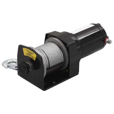 Electric Winch 3000 lb with Plate Roller Fairlead
