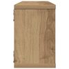 vidaXL Wall Cube Shelf Set of 4 Artisan oak Engineered wood