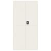 vidaXL File Cabinet White Powder-coated steel Medium