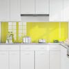 vidaXL Kitchen Backsplash 2 pcs Yellow 39.37 x 23.62 in Tempered Glass