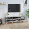 vidaXL TV Cabinet Gray sonoma Engineered wood 59 in x 11.8 in x 17.5 in