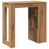 vidaXL Bar Table Artisan Oak Engineered Wood Large Bar Table
