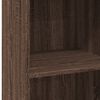 vidaXL Highboard Brown Oak Engineered Wood Medium Highboard