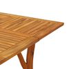 vidaXL Garden Table Brown Solid Acacia wood 33.5x33.5x29.5 in Durable