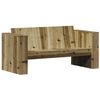 vidaXL Garden Sofa Natural Solid pine wood Medium Durable Garden Sofa