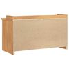 vidaXL Hallway Bench Natural wood Solid pine wood, Engineered wood Medium