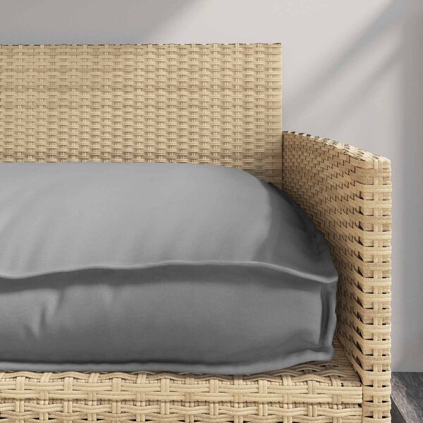 vidaXL Pallet Cushion Set 2 pcs Gray 100 x 40 x 8 cm Oxford Fabric