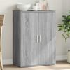 vidaXL Sideboard Grey Sonoma Engineered Wood Compact Sideboard
