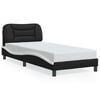 vidaXL Bed Frame Black and white
