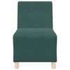 vidaXL Modular Sofa Unit Armless 2 pcs Dark Green 55 x 74 x 82 cm