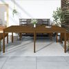 vidaXL Garden Table Honey brown Solid Pine Wood Large Durable