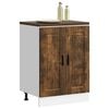 vidaXL Kitchen Base Cabinet Smoked Oak Engineered Wood