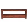 vidaXL TV Cabinet Brown Mahogany wood Medium TV Cabinet Rectangular
