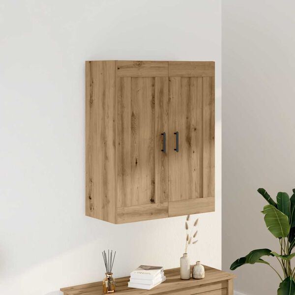 vidaXL Wall Mounted Cabinet Artisan Oak Engineered Wood Medium