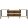 vidaXL TV Cabinet Sonoma Oak Engineered wood, Metal