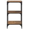 vidaXL Book Cabinet Old wood 15.75 x 12.99 x 27.76 in Engineered wood