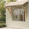 vidaXL Canopy Natural Wood Solid pinewood 78.7 in x 39.4 in x 39.4 in