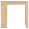 vidaXL Bar Table Oak Engineered wood Medium Bar Table Rectangular