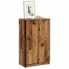 vidaXL Shoe Cabinet Old Wood Engineered Wood Medium Shoe Cabinet
