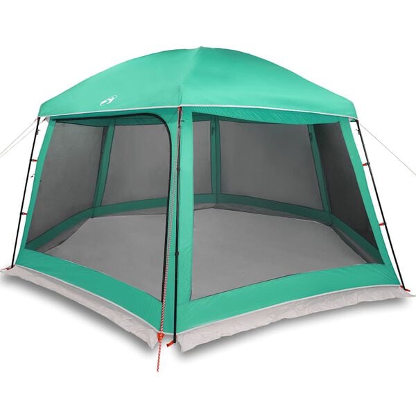 vidaXL Pool Tent with Removable Fly & Mesh Walls Sea Green 201.6x180.3"