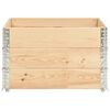 vidaXL Pallet Collars 3 pcs 39.4"x39.4" Solid Pine Wood