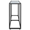 vidaXL Console Table White marble Toughened glass Large Modern