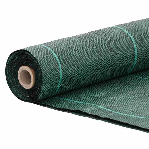 vidaXL Weed Membrane Green Polypropylene Large UV-resistant materials