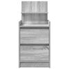 vidaXL Bedside Cabinet Grey Sonoma Engineered Wood Medium