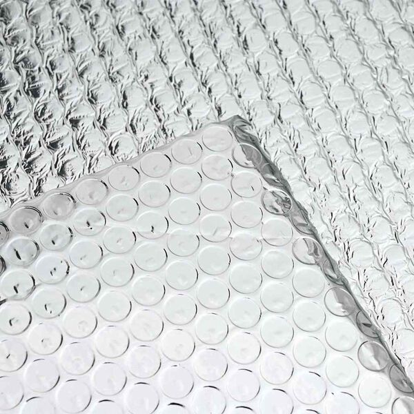 vidaXL Radiator Heat Reflector Silver 39.4" x 590.6" Aluminium