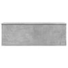 vidaXL Storage Box Concrete Grey Engineered Wood Large Storage Box