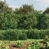 vidaXL Wire Mesh Fence with Flange Green 7.2x82.0'