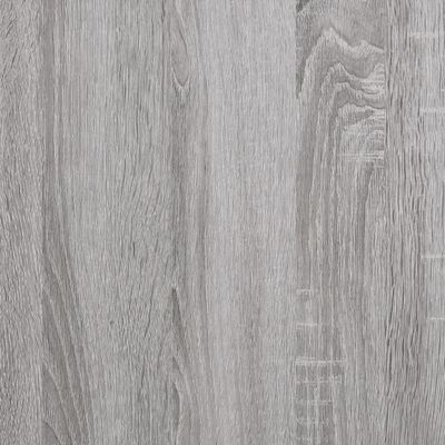vidaXL Bathroom Cabinet Gray Sonoma 12.6"x10"x74.8" Engineered Wood
