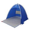 vidaXL Beach Tent 3-Person Azure Blue Waterproof