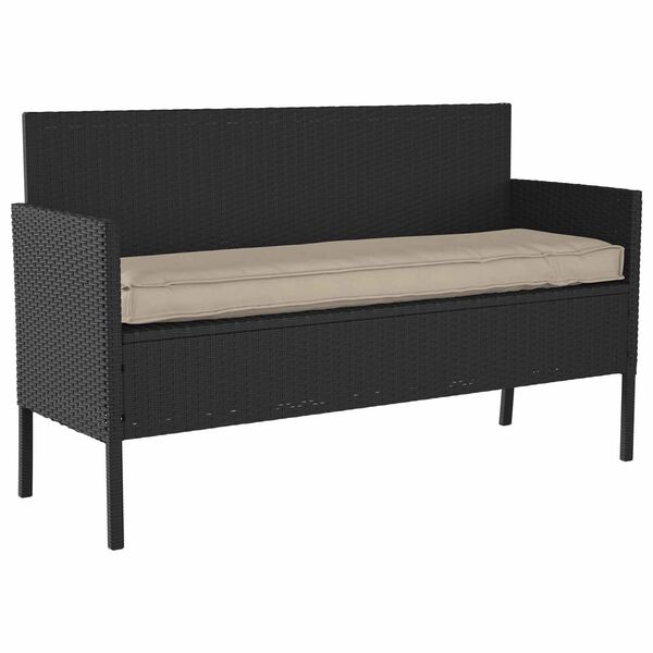 vidaXL Cushion Taupe 55.12 x 15.75 x 3.15 in Oxford Fabric