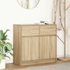 vidaXL Sideboard Sonoma Oak Engineered wood Medium Sideboard