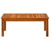 vidaXL Coffee Table Natural wood Solid acacia wood