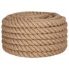 vidaXL Jute Rope 82.0 ' Long 1.42 " Thick