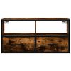 vidaXL TV Cabinet Smoked Oak Engineered Wood 31.5 in TV Cabinet