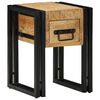 vidaXL End Table Other 30 x 30 x 40 cm Solid mango wood and Metal